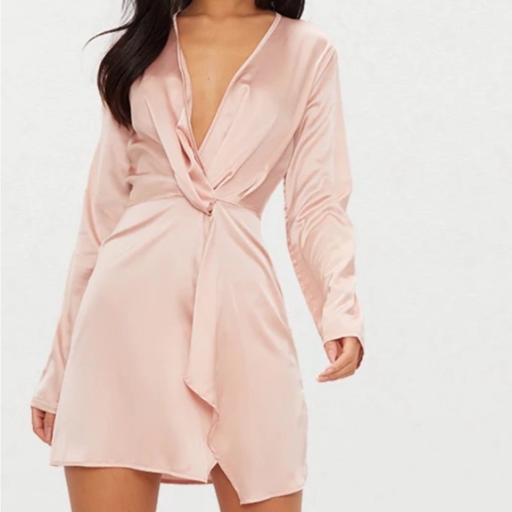 Pretty Little Thing Satin dress